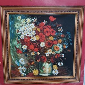 Riolis Anchor Cross-stitch Kit 1591 Still Life with Meadow Flowers and Roses